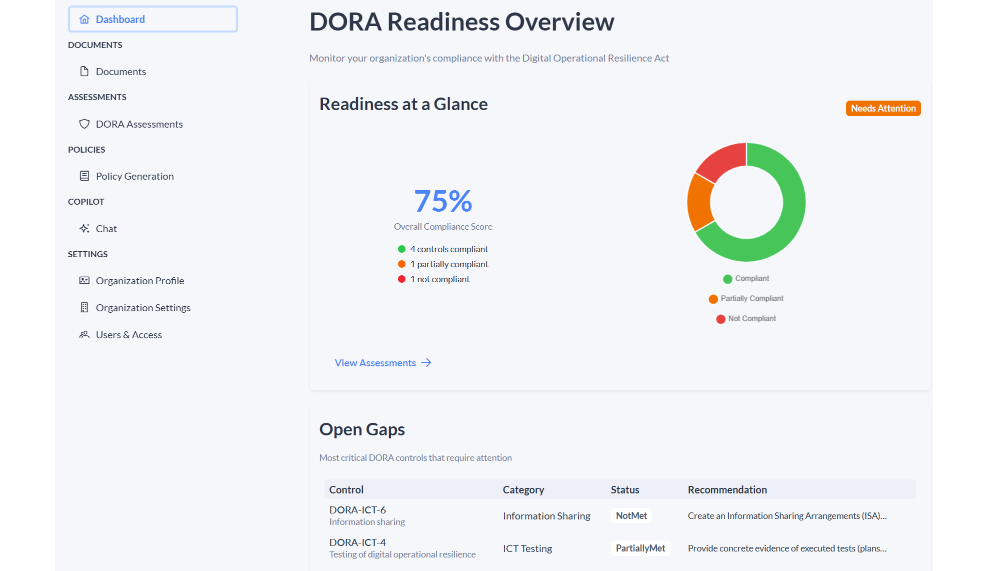 AlturaQuantera dashboard